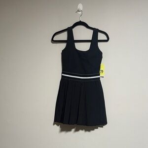 All in Motion Black Kids Dress with White Accent